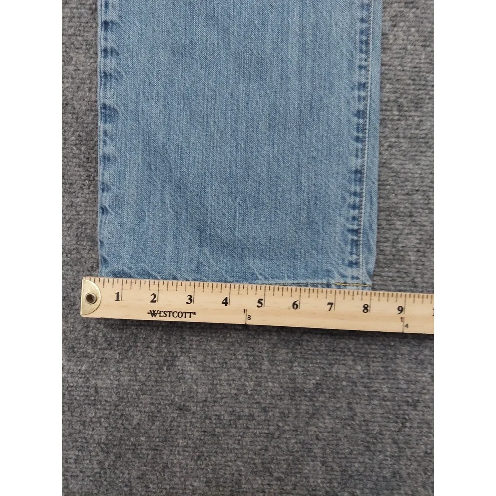 Polo Ralph Lauren Jeans Mens 36x32 Blue Light Wash Straight 100% cotton Preppy